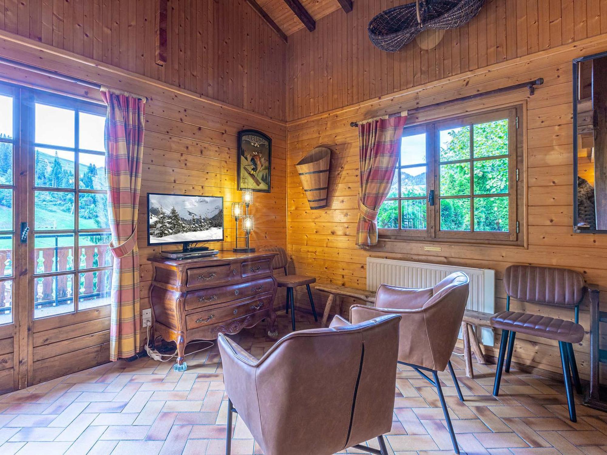 Chalet 8 Pers, Proche Pistes, 3***, Balcon, Cheminee - Fr-1-304-243 Villa La Clusaz Exteriör bild